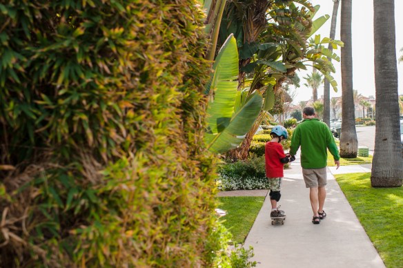 Heading Back from Breakfast-1